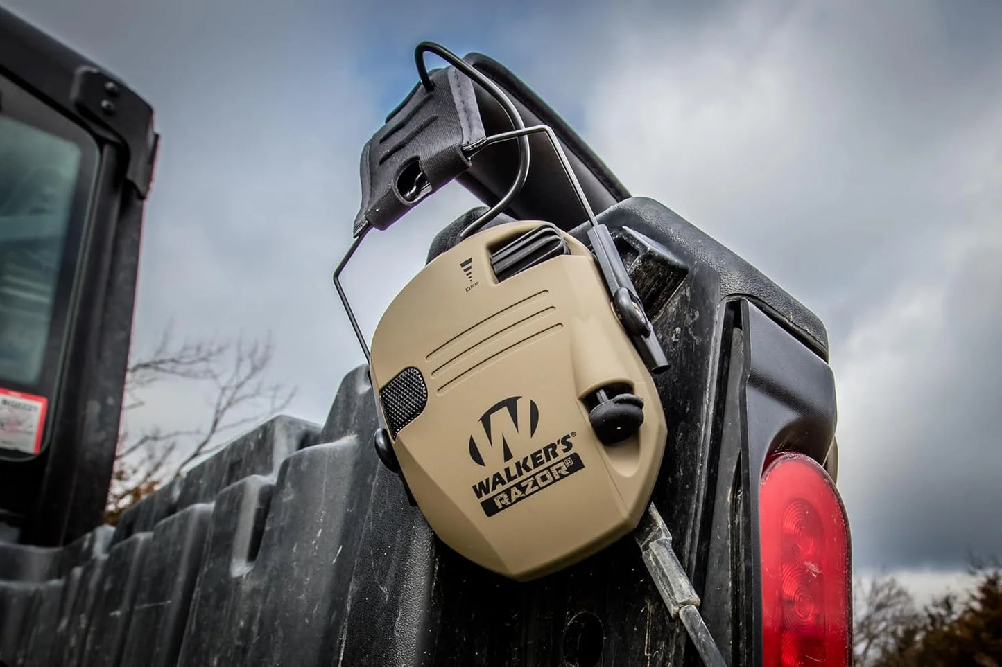 Razor Slim Electronic Hearing Protection Muffs and Glasses Combo