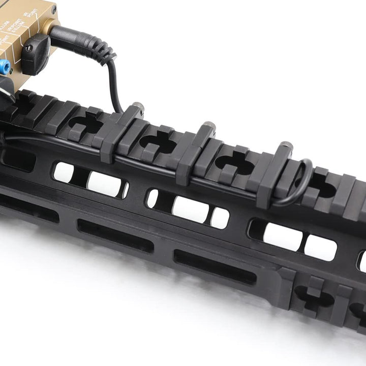 Tactical Light Pressure Switch Picatinny Cable Guides Aluminum 3 Pack for Fl