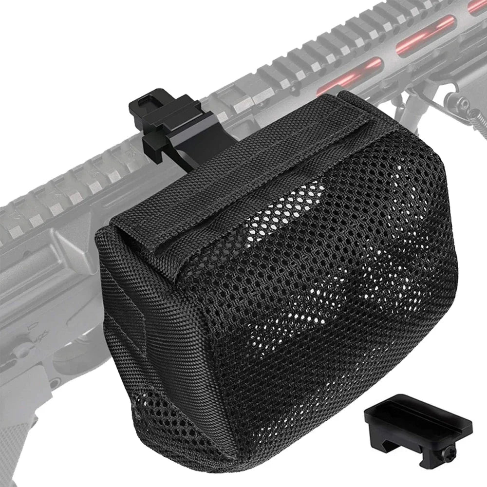 Tactical Quick Release Shell Catcher Cartridge Mesh Detachable Heat Resistant Catcher Meshshell Recycling Bullet Holders
