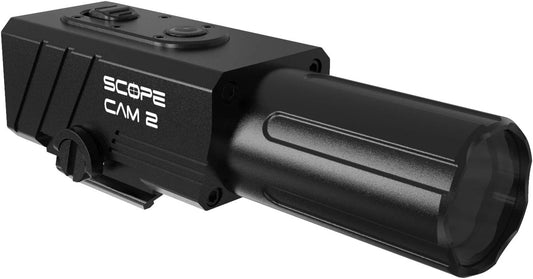 Scope Cam 2 Airsoft Camera 1080P HD Game Video Zoom Action Cam, Wifi Waterproof, Aluminum Body,240Min Video Recording, Instant-On Record Switch-40Mm Lens