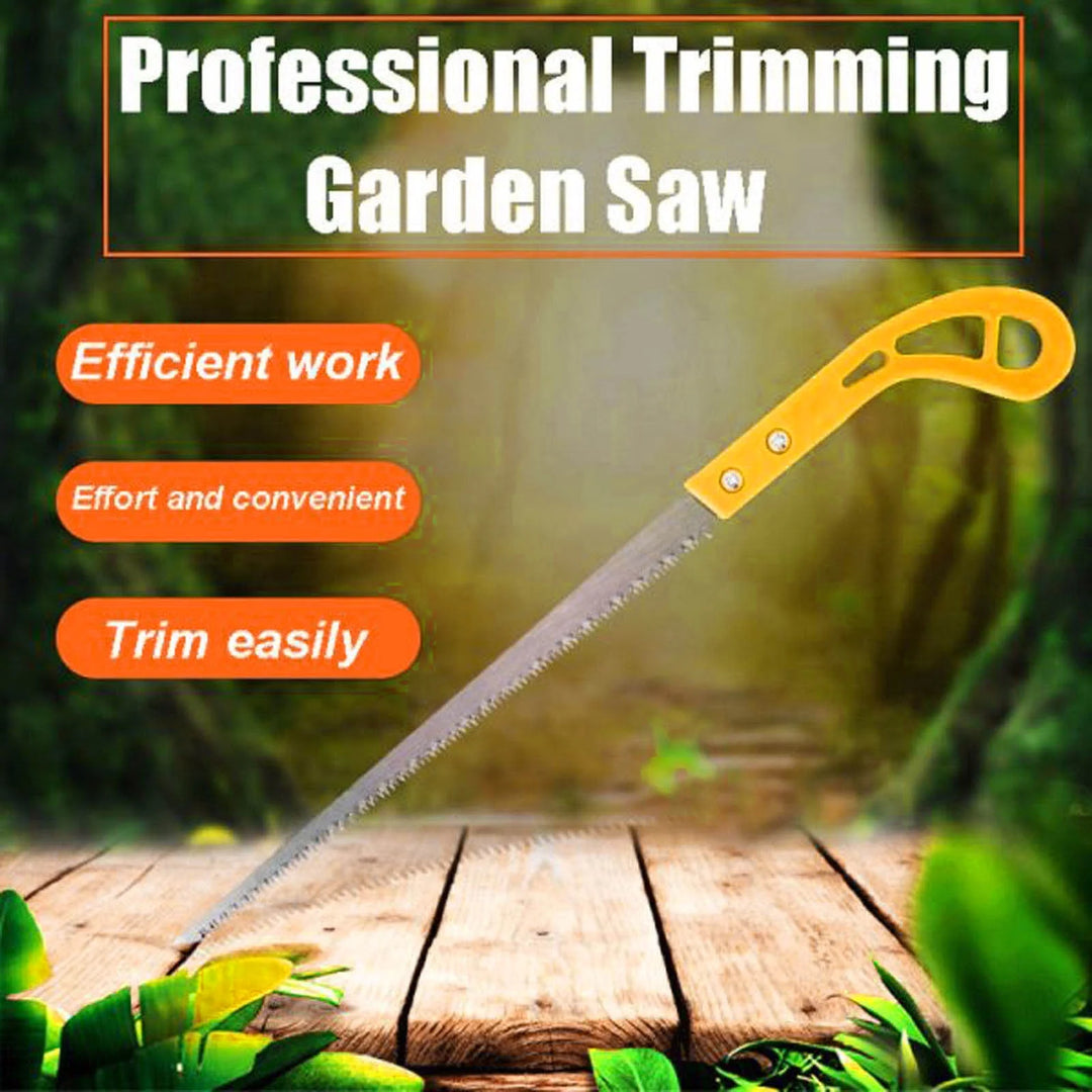 Outdoor Portable Hand Saw Mini Woodworking Saw Garden Wall Panel Saw, Plastic Handle, Fine Toothed Small Wire Tail Saw A