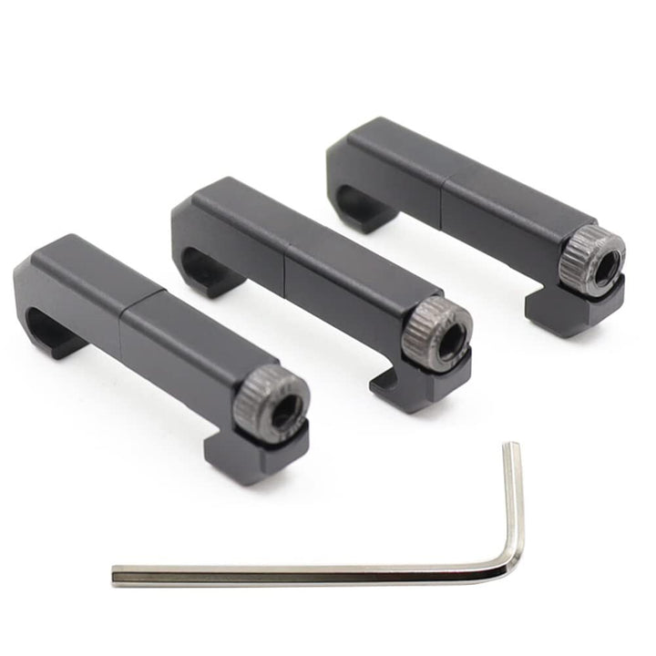 Tactical Light Pressure Switch Picatinny Cable Guides Aluminum 3 Pack for Fl