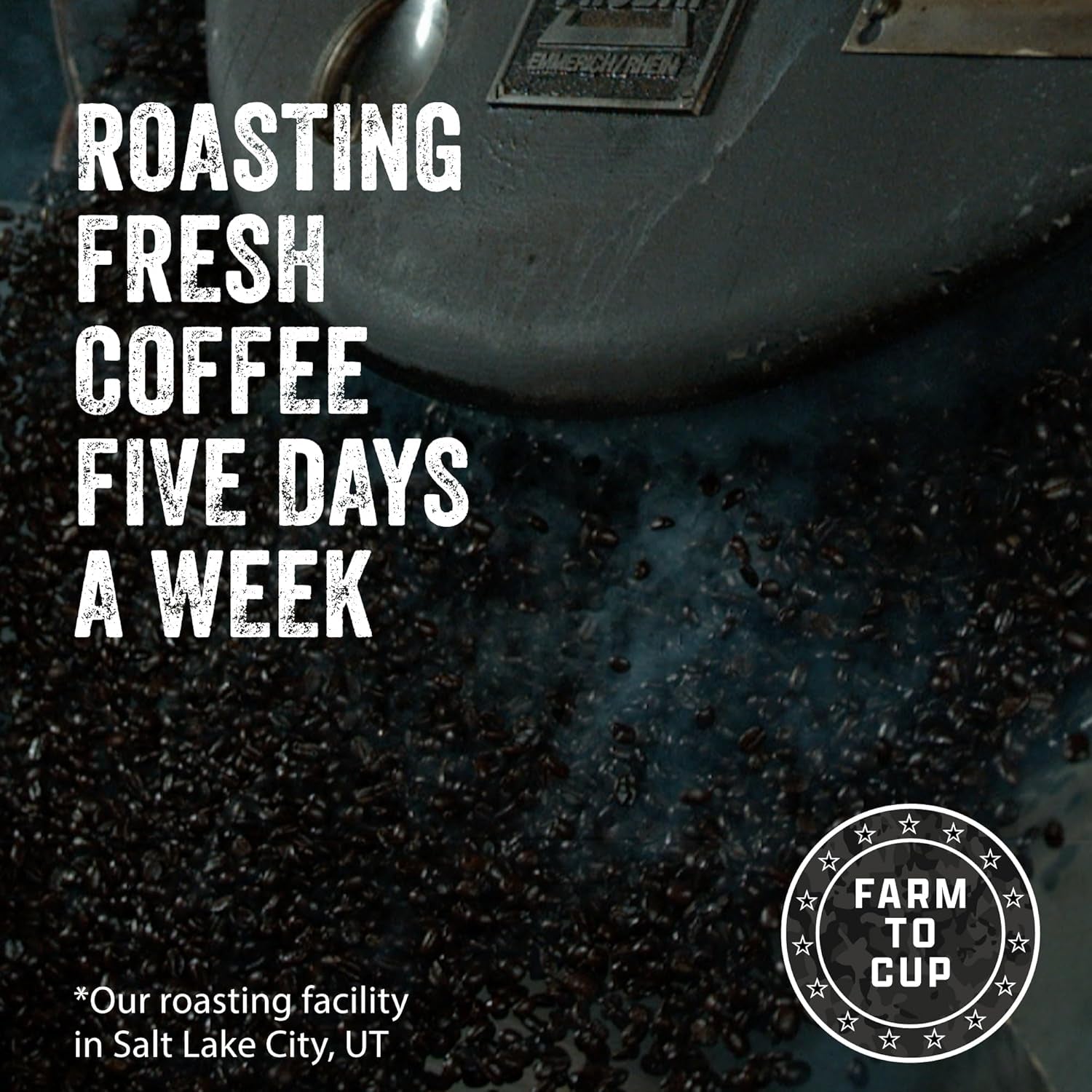 Ground Coffee Light Roast - Roasted Blend Made from Pure Arabica Beans - Colombian & Brazilian Beans - Veteran Founded & American Made (Gunship Roast, 12Oz Bag)