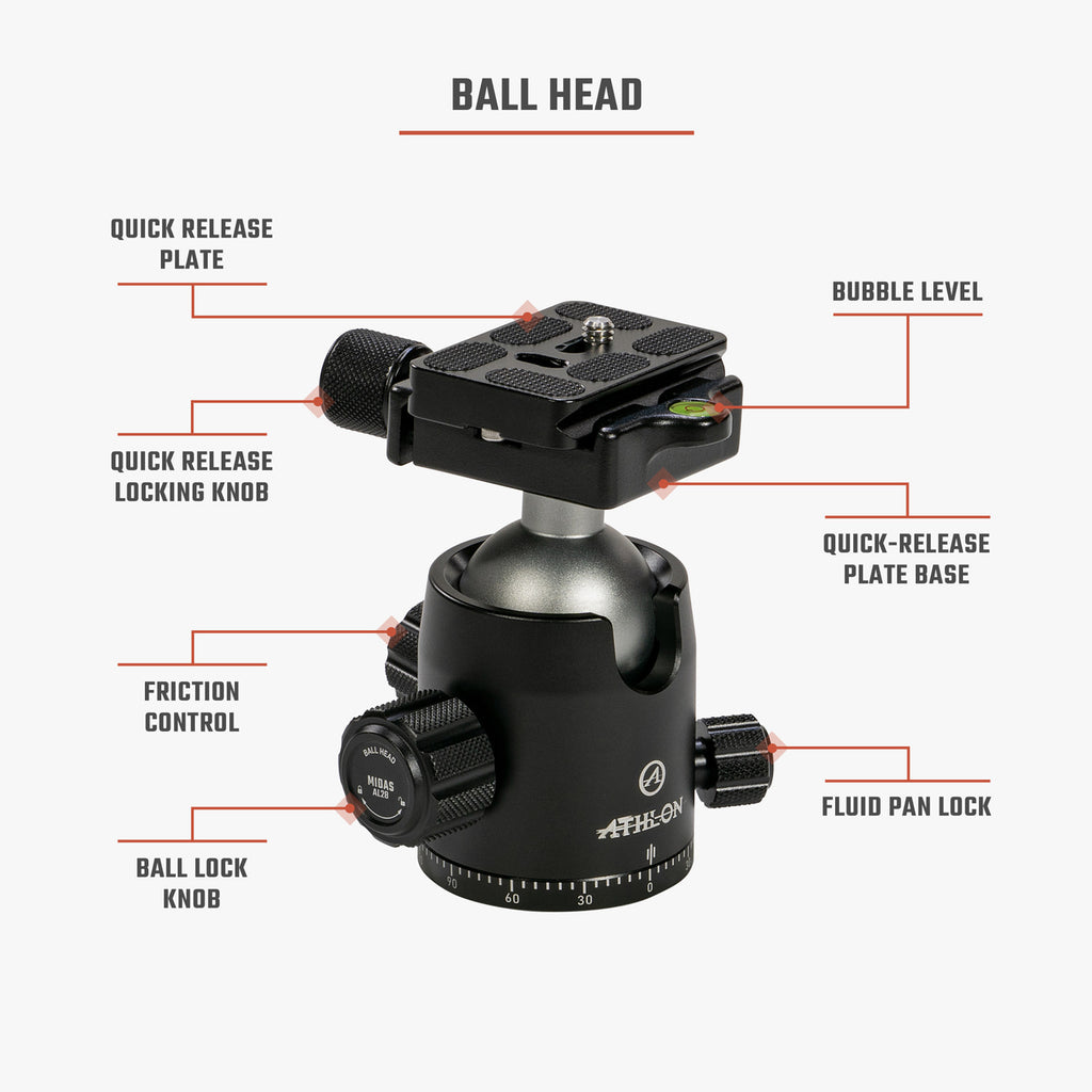 Athlon Midas AL28 Aluminum Tripod 706009