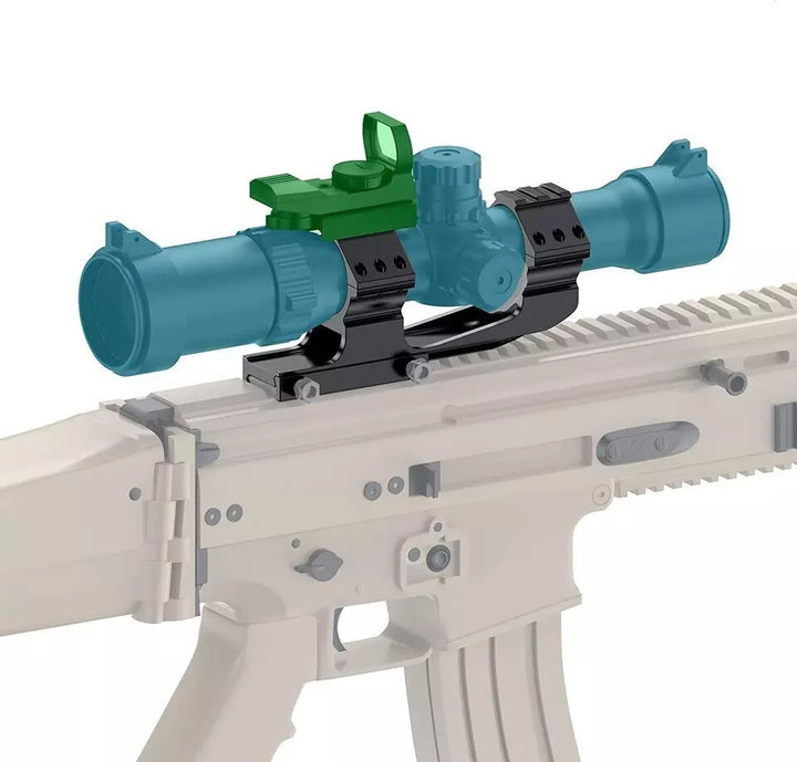 High Profile Ar Mount Rings Picatinny Scope Rail 1 / 30Mm Cantilever Adjustable