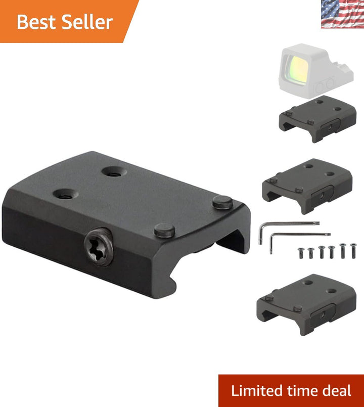 Aluminum Picatinny Red Dot Mount Plate Adapter for Holosun & Crimson Trace