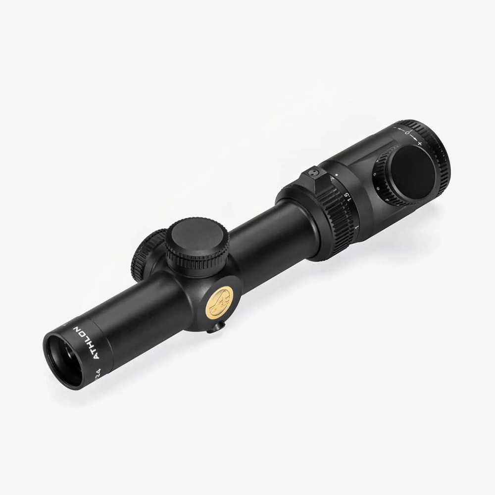 Athlon Optics Talos BTR Gen2 1-4x24 ATMR6 SFP IR MOA Direct Dial Fixed 30mm Black ATH215024