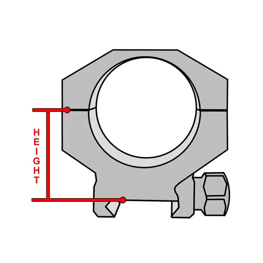 Athlon Optics Armor Scope Ring 1 Inch Low Height 0.9" ATH702001