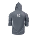 Athlon Optics Mountain Logo Long Sleeve Hooded Sun Slayer Charcoal Heather X-Large