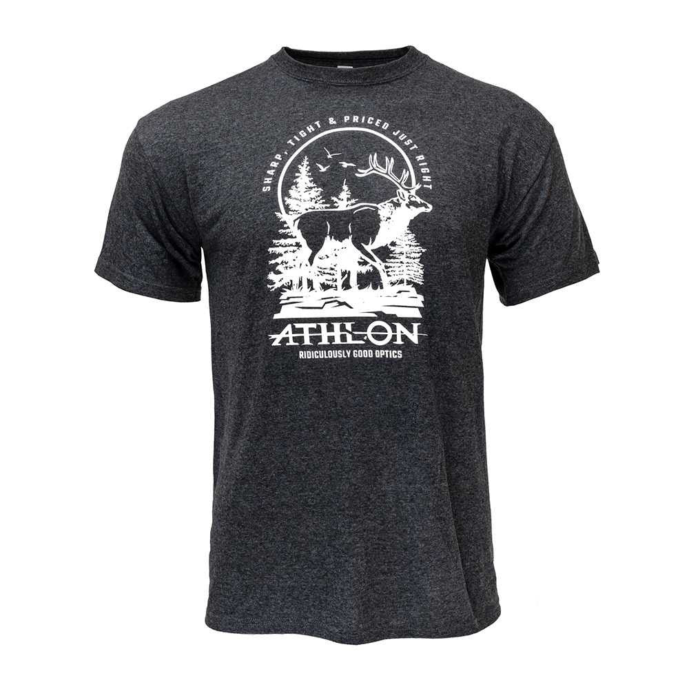 Athlon Optics Elk T-Shirt Heather/Grey 3X-Large
