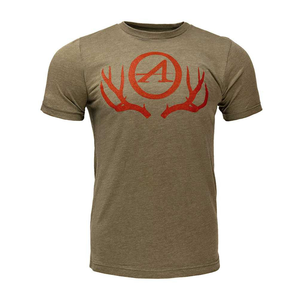 Athlon Optics Antler T-Shirt Olive 2X Large ATH800236