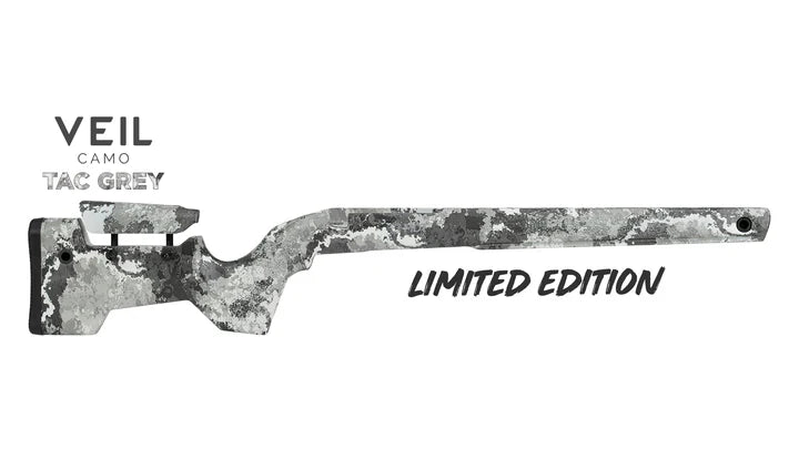 MDT-CRBN Rifle Stock-Veil Camo TAC Grey For Remington 700 Short Action-Limited Edition