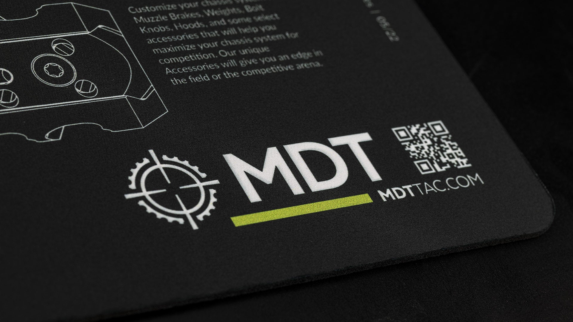 MDT Bench Mat Black 107247-BLK