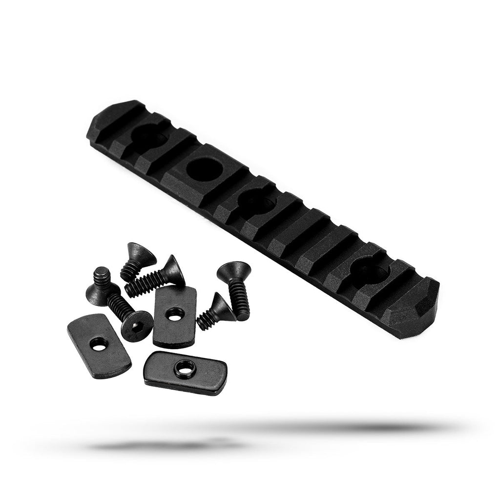 MDT Picatinny Rail With QD Sling Cup Black 102216-BLK