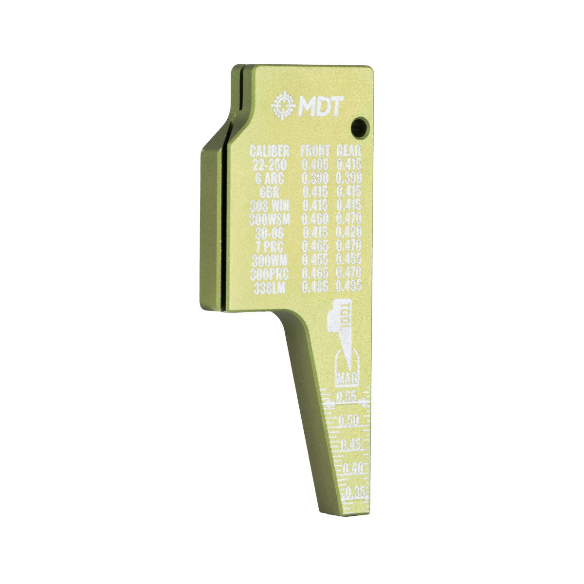 MDT Turbotune Feedlip Adjustment Tool Green 116064-GRN