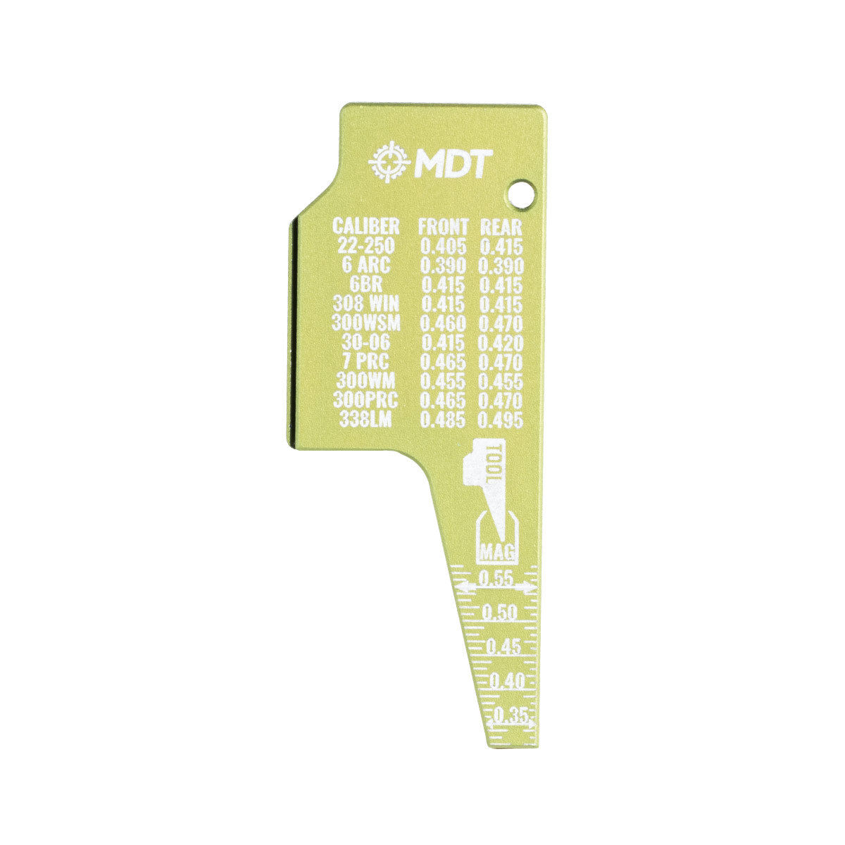 MDT Turbotune Feedlip Adjustment Tool Green 116064-GRN
