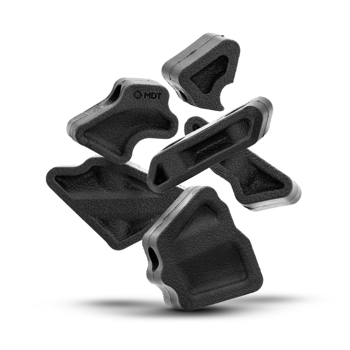 MDT Buttstock Rubber Dampers Black 102149-BLK