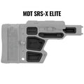 MDT Buttstock Rubber Dampers Black 102149-BLK