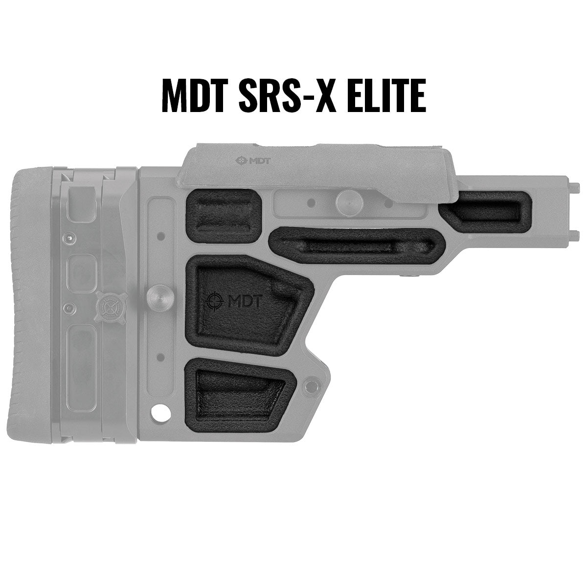 MDT Buttstock Rubber Dampers Black 102149-BLK