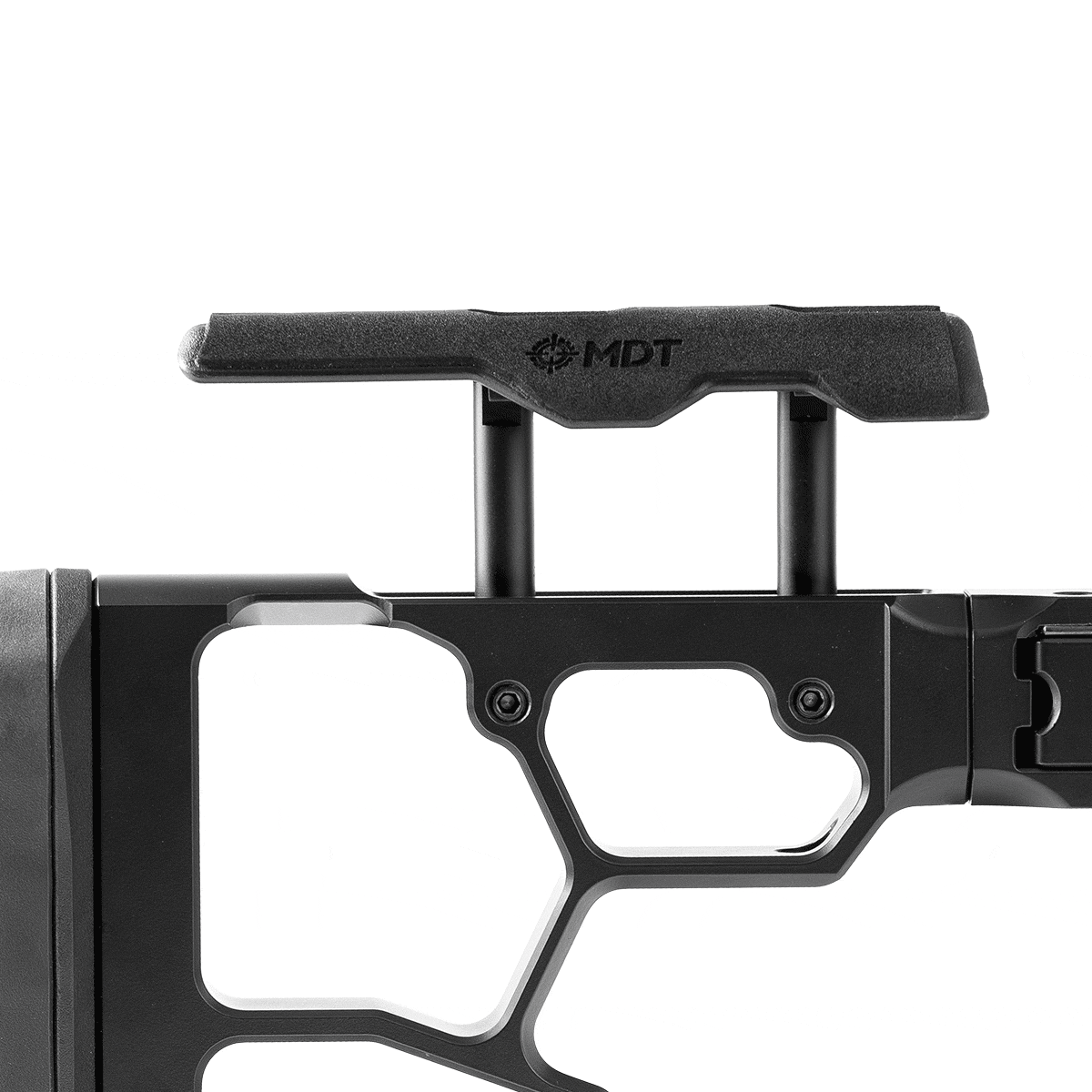 MDT SRS-XF Premier Folding Buttstock Black 114484-BLK