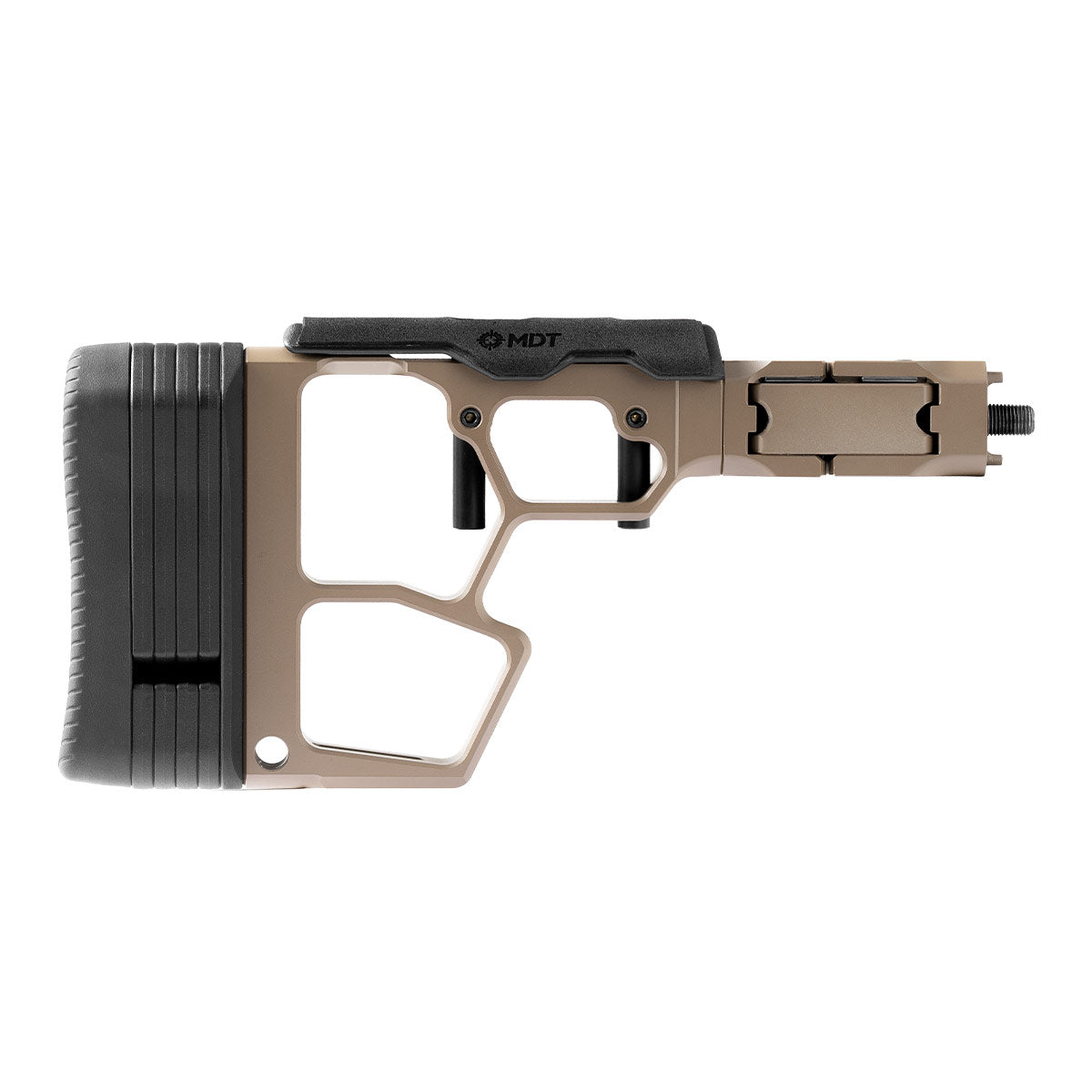 MDT SRS-XF Premier Folding Buttstock Black 114484-BLK