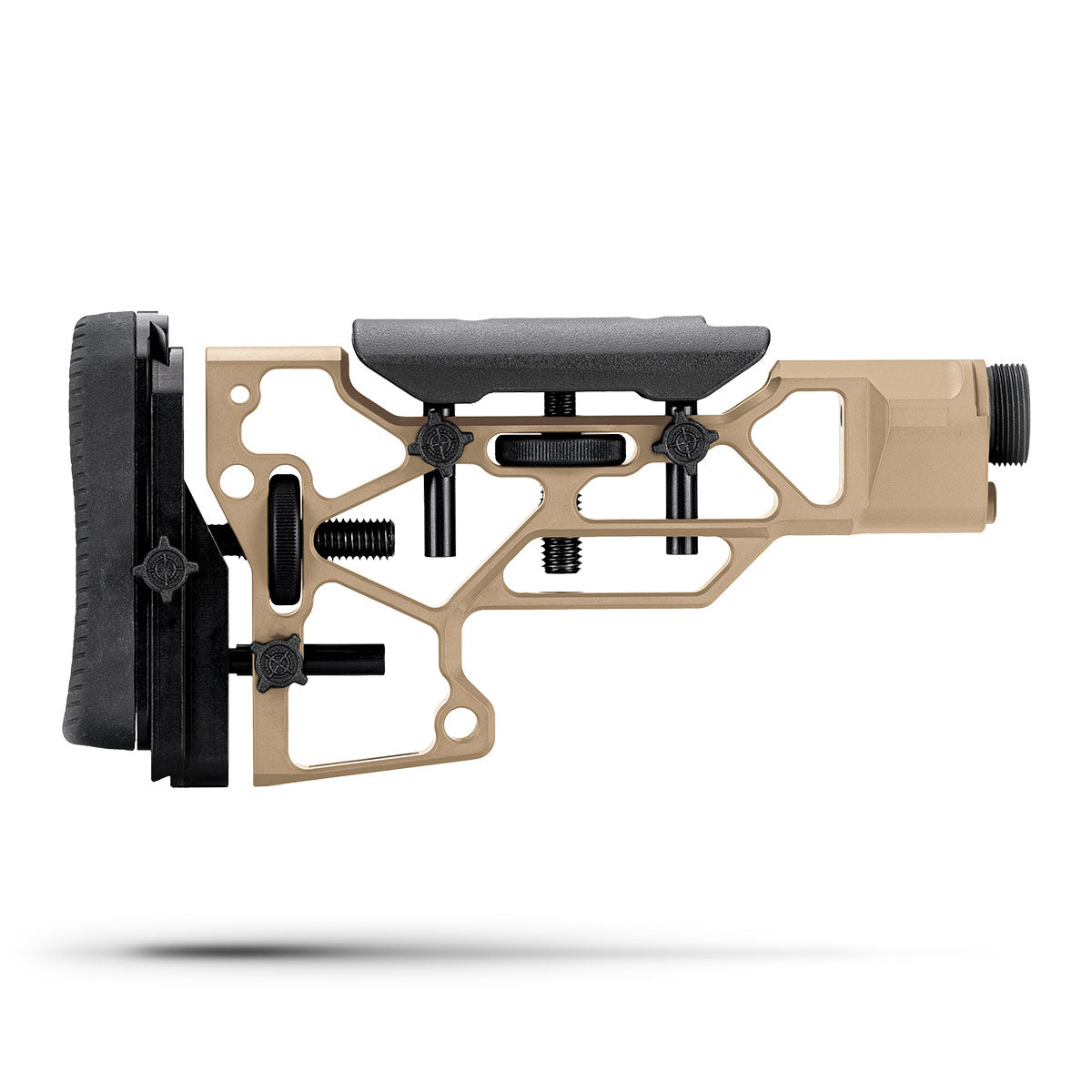 MDT SRS Short Fixed Buttstock Black 103440-BLK