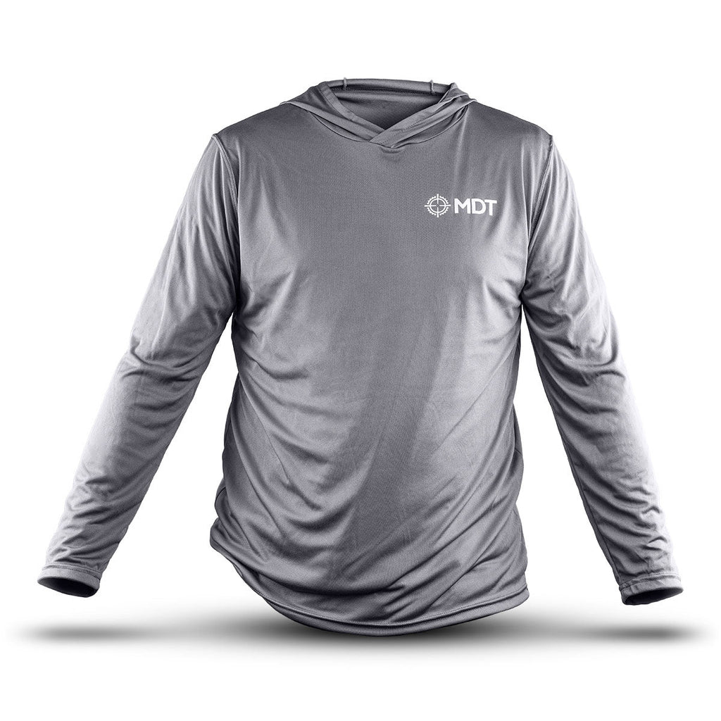MDT Sun Shirt Hoodie Gray Small 106821-GRY-S