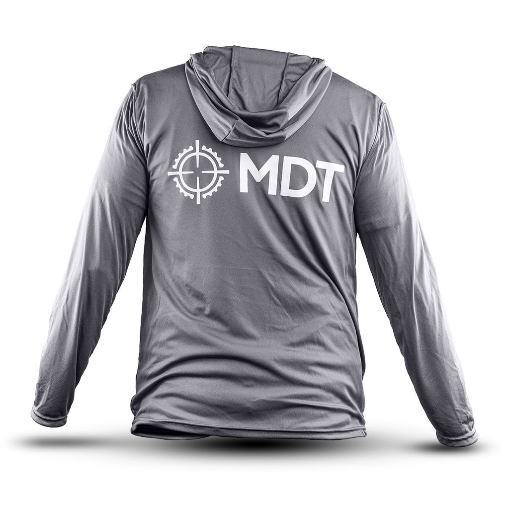 MDT Sun Shirt Hoodie Gray Small 106821-GRY-S