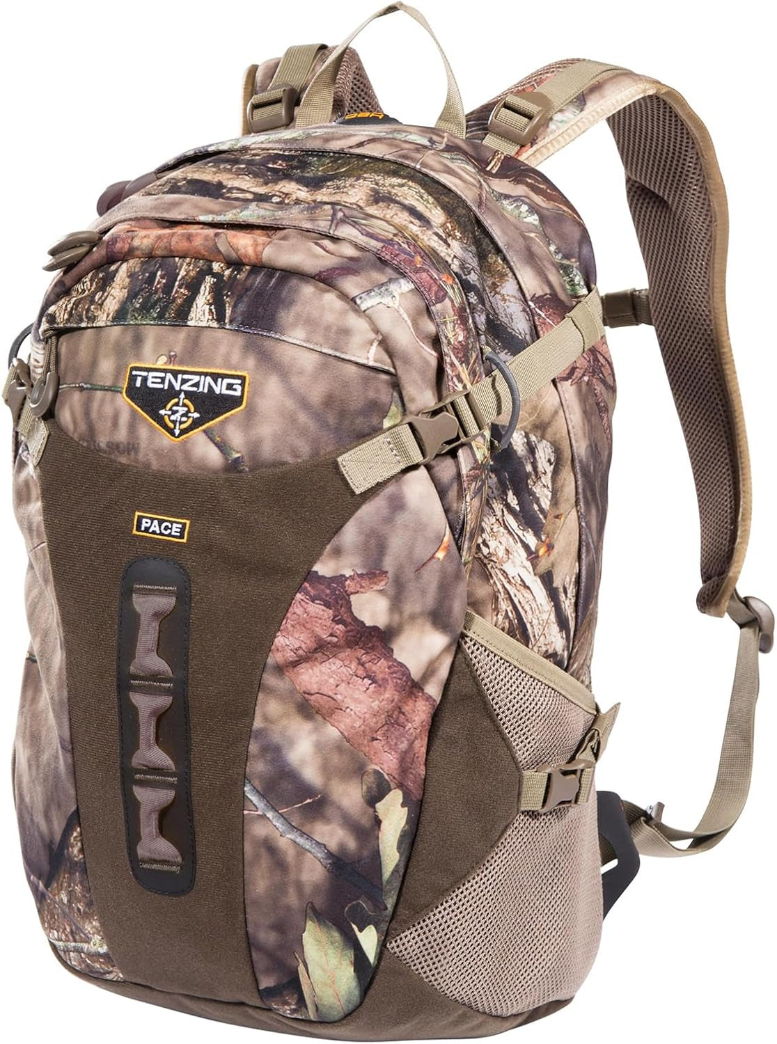 Pace Day Pack, Mossy Oak Break-Up Country, 1,600-Cubic-Inch Low-Profile Ultra Soft Quiet Durable Hunting Backpack with Multiple Pockets & Water Reservoir Compartment
