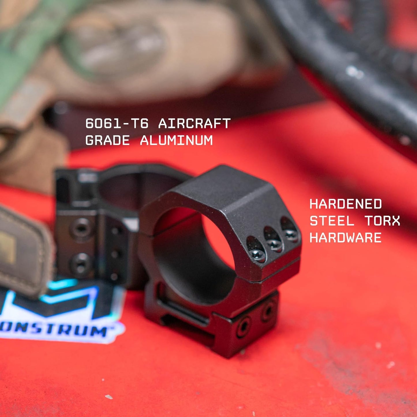 Deadlock Series Ultra Precision Scope Rings | Picatinny and Weaver Dual Compatib