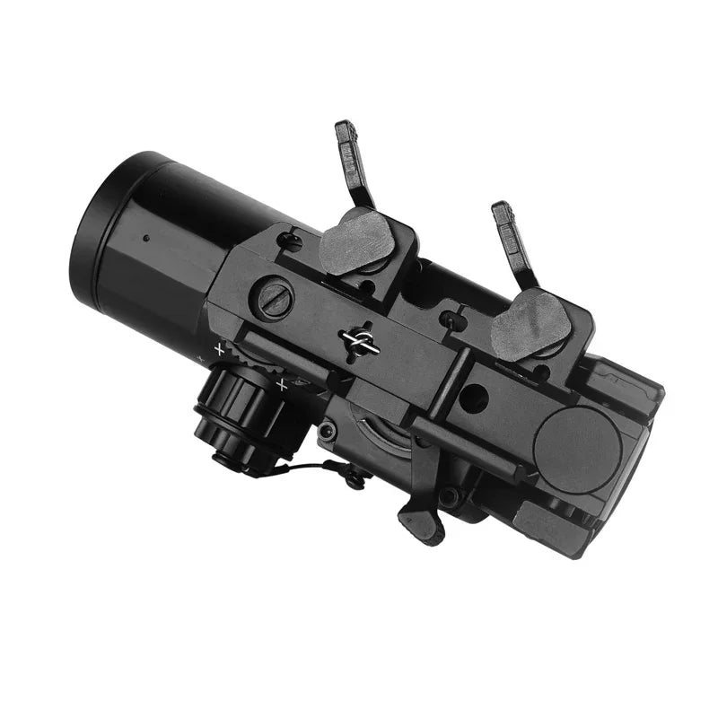 1X-4X Fixed Dual Purpose Scope with Mini Red Dot Scope Red Dot Sight Rifle Scope
