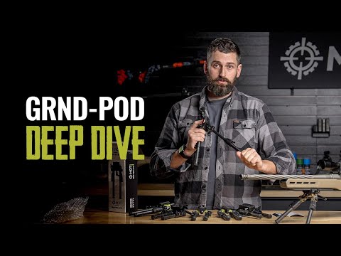 MDT GRND-POD Bipod for ARCA Picatinny M-LOK and Sling Stud