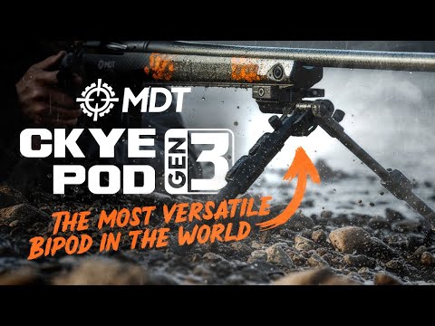 MDT CKYE-POD GEN3 Single Pull Bipod Black 114100-BLK