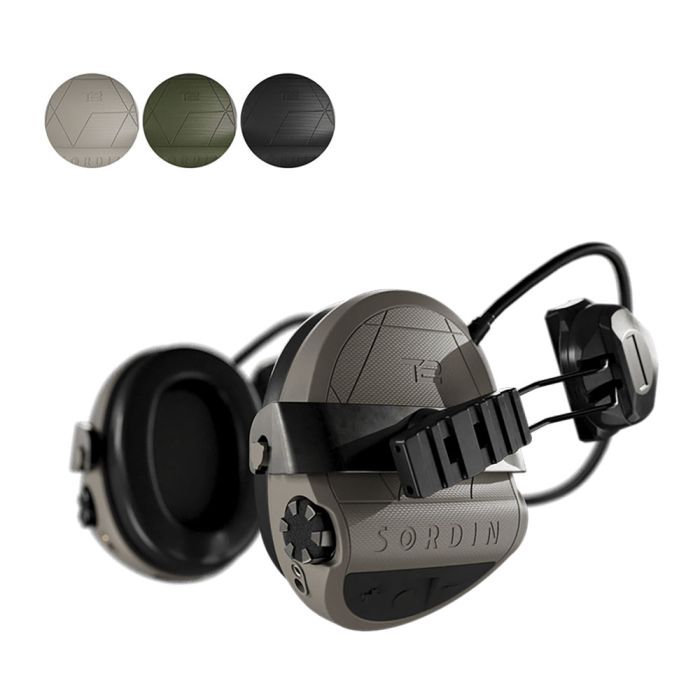 Sordin Supreme T2 Hearing Protection Headset Rear ARC Helmet Attachment SOR-30300-RARC