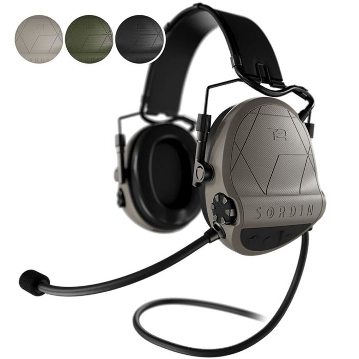 Sordin Supreme T2 CC Electronic Hearing Protection Headset Headband SOR-30400-HB