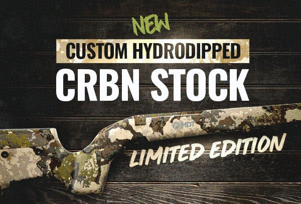 Custom Hydrodipped CRBN Stock - Remington700 - SA - RH - Fixed - ARCA - Veil Cumbre