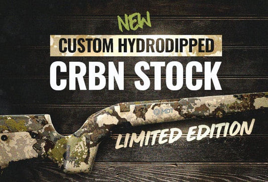 Custom Hydrodipped CRBN Stock - Remington700 - SA - RH - Fixed - ARCA - Veil Cumbre